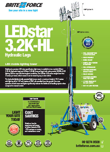 LEDstar 3.2K Hydraulic Legs