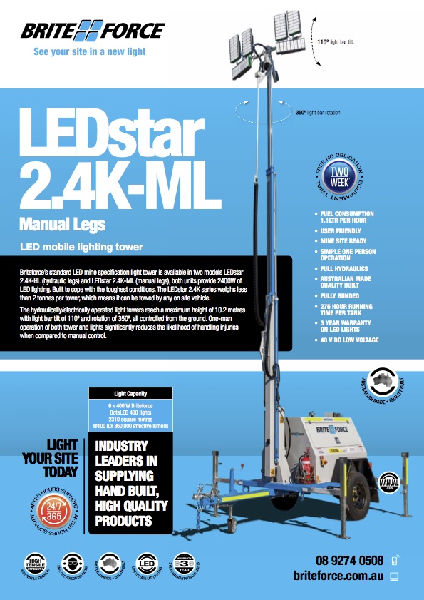 LEDstar 2.4K Manual Legs