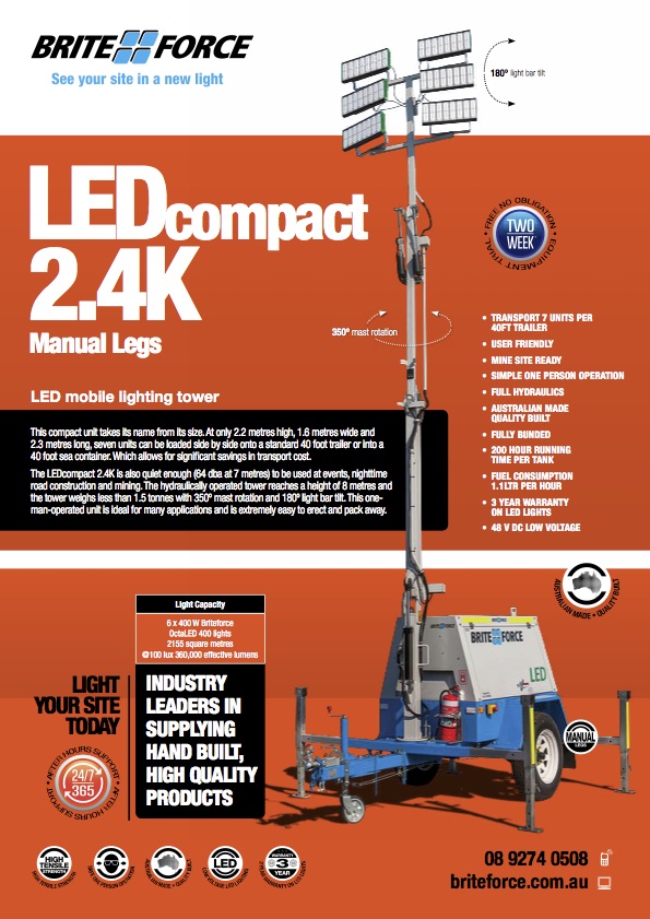 LEDcompact 2.4K Manual Legs